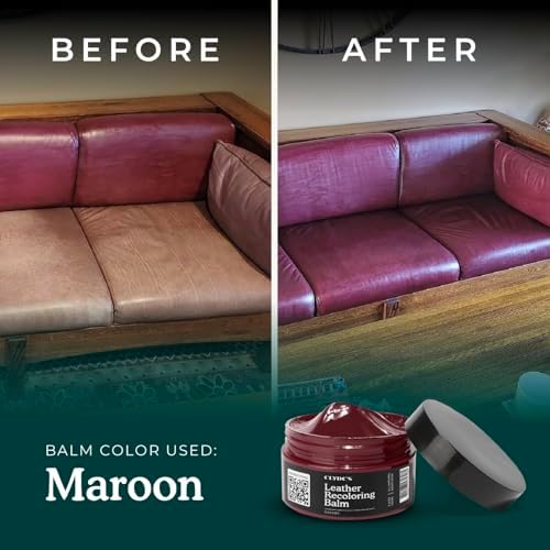 Clyde's™ Leather Company Leather Recoloring Balm – Color Restore & Scratch - Image 5