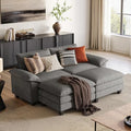 LINSY HOME 90'' Modular Sectional Sofa 2 Seat Couch Corduroy Cloud Couch by LINSYHOME