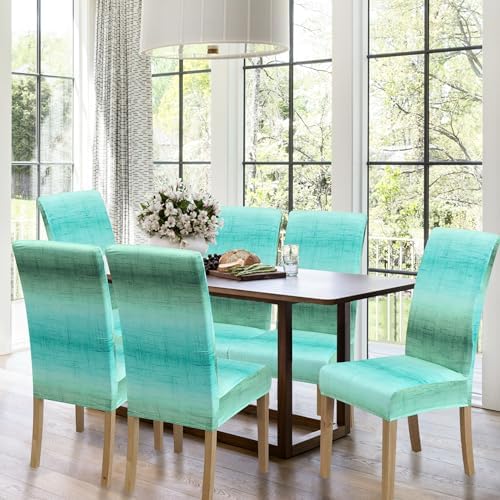 Dining Chair Covers, Stretch Seat Covers, Washable Furniture Protector - Image 2