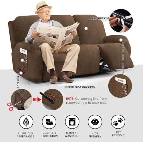Stretch Recliner Sofa Cover - Image 3