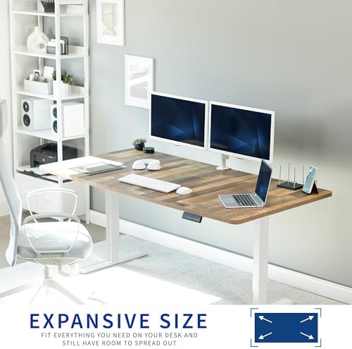 VIVO Reclaimed Wood 71 x 36 in Table Top, DESK-TOP72-36P - Image 7