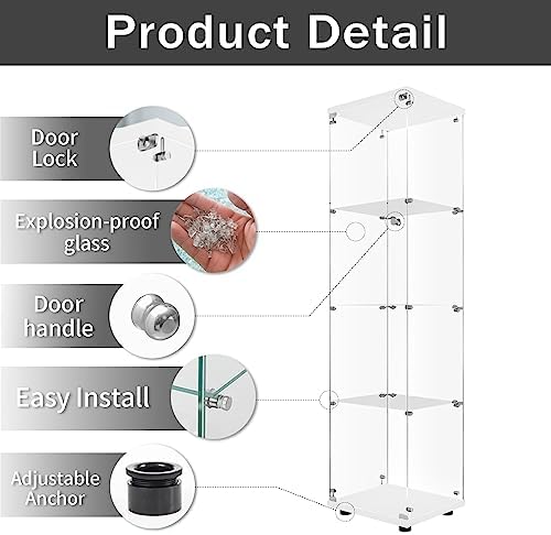 LFT HUIMEI2Y 4-Tier Glass Display Cabinet - Image 3
