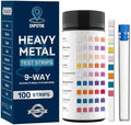 9 Way Heavy Metals Water Test Strips, 100ct Home Water Testing Kit by DIPSTIK