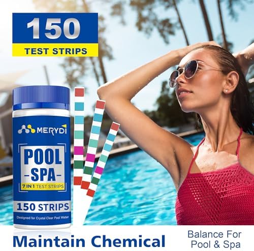 7-Way Pool Test Strips, 150 Strips Pool and Hot Tub Test Strips - Image 5
