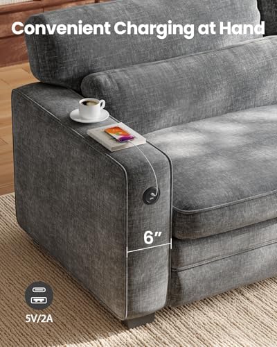 Marsail Pull Out Sofa Bed, Queen Size Sleeper Sofa - Image 4