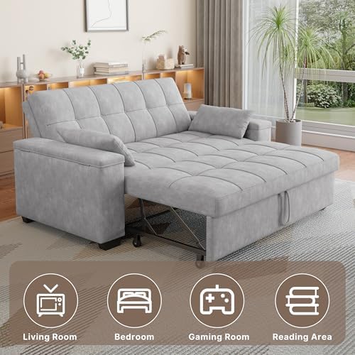 Gizoon Convertible Sofa Bed, 70.9'' Sleeper Loveseat - Image 5
