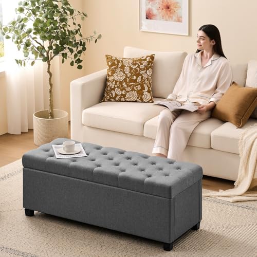 Living&Giving Storage Ottoman Bench - Image 4