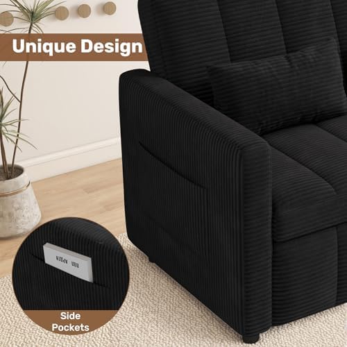 Nebuaegis Sleeper Sofa Bed, 3-in-1 Convertible Pull Out Couch - Image 7