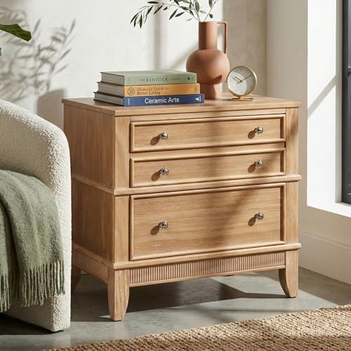LUMISOL Solid Wood Nightstand - Image 5