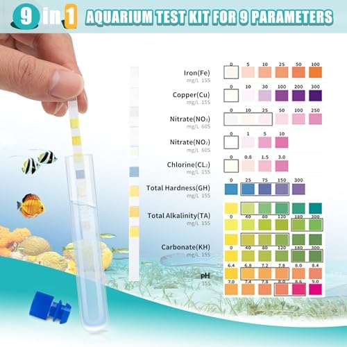 Umlecoa 9 in 1 Aquarium Test Kit - Image 2