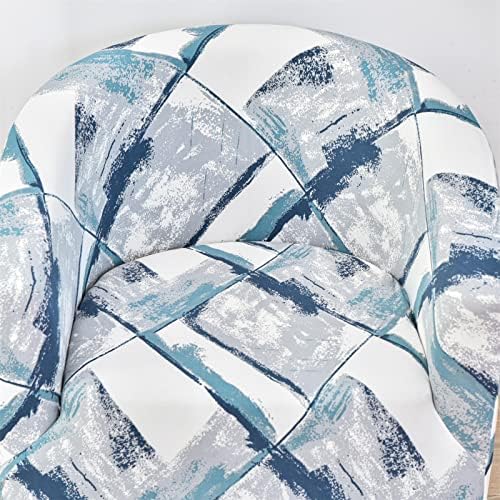 MIFXIN Tub Chair Slipcover 1 Piece High Stretch Club Chair Cover Elastic Barrel - Image 4