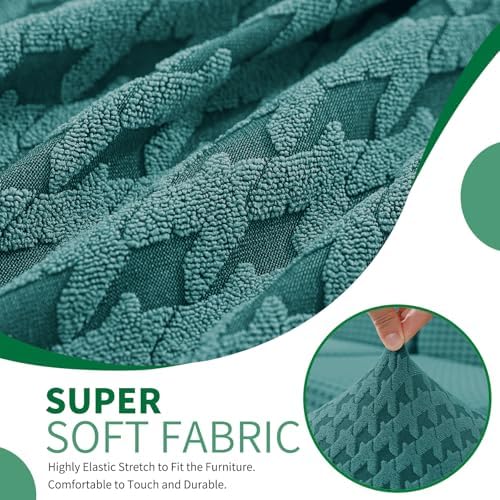 MAXIJIN Couch Cushion Covers for Sectional Sofa, Stretch Sofa Cushion Cover - Image 3