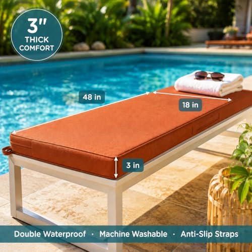 Codi Outdoor Bench Cushion for Patio Furniture - Image 2