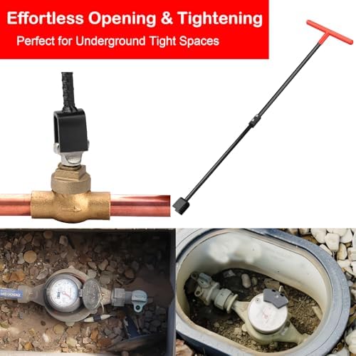 Manalete 32" Water Meter Key & Water Shut-Off Tool - Image 2