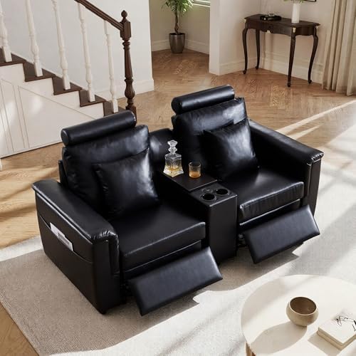 ORRD Oversized Corner Modular Sectional Sofa, L Shape Faux Leather Sectional - Image 5