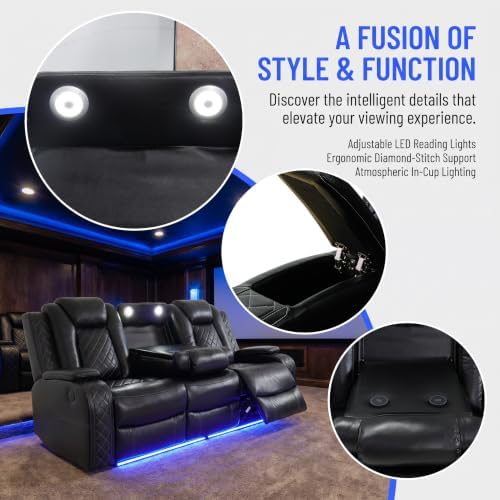 3 Piece Power Recliner Sofa Set - Image 4