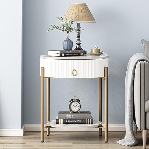 OIOG Round End Table, Nightstand by OIOG