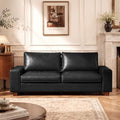 COUCHOICE Modern Faux Leather Loveseat Sofa Couch by COUCHOICE