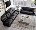 Oversized Sectional Leather Couch by HOMYHOMEY