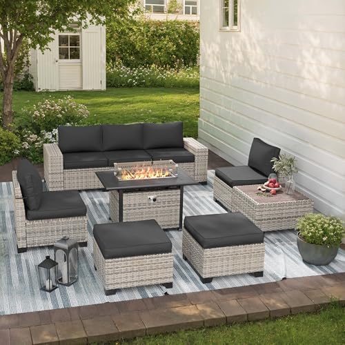 Outdoor Patio Furniture Set PE Wicker Rattan Outdoor Sectional Sofa by MuphyersPatioFurniture