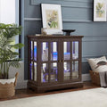 30" Glass Curio Display Storage Cabinet by Unknown