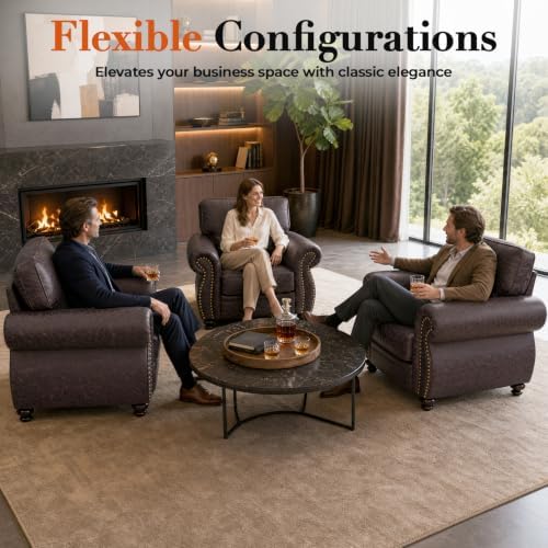 Couchus 42”W Mid-Century Accent Chair, Single Sofa - Image 6