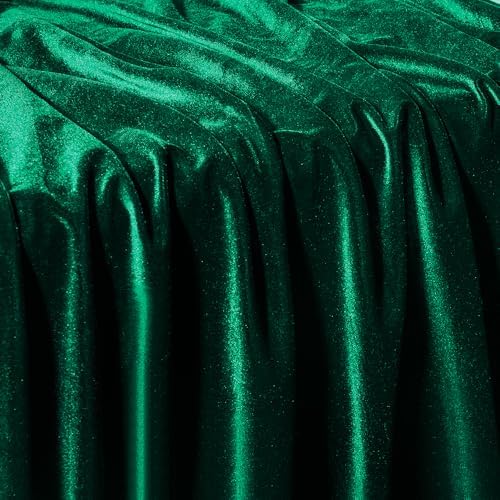 Hunter Green Velvet Fabric by The Yard, 3 Yards - Image 4