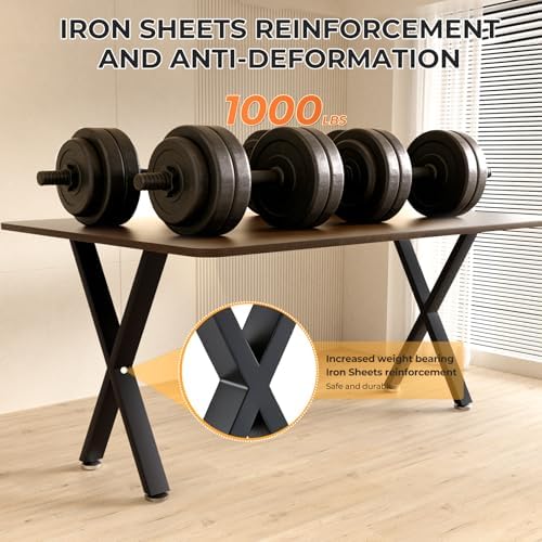 Heavy Duty X Shape Metal Table Legs, Replacement Legs - Image 6