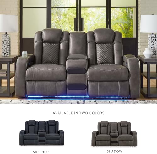 Signature Design by Ashley Power Reclining Loveseat - Image 6