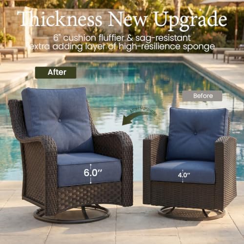 LayinSun 8 Piece Wicker Outdoor Furniture Set - Image 4