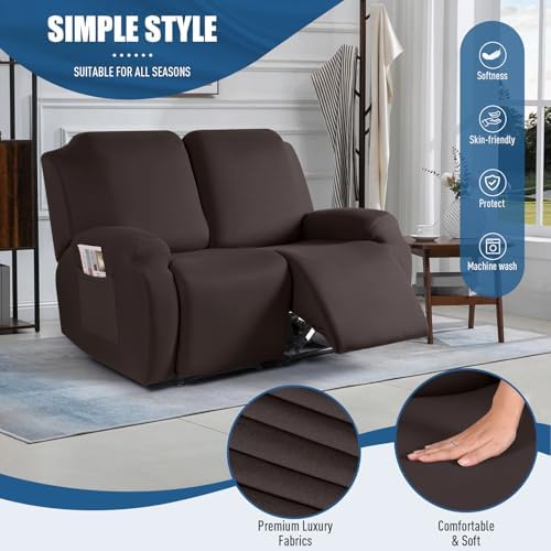 TAOCOCO Recliner Loveseat Covers Stretch Sofa Covers - Image 2