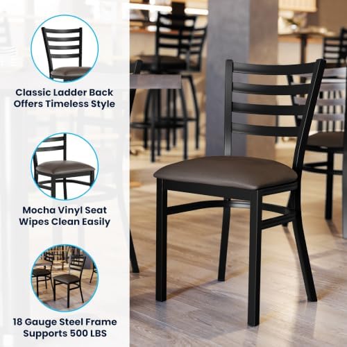 Flash Furniture Hercules Ladder Back Chair - Image 5