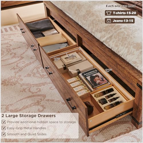 RedLemon 54" Farmhouse Queen Bed Frame - Image 5