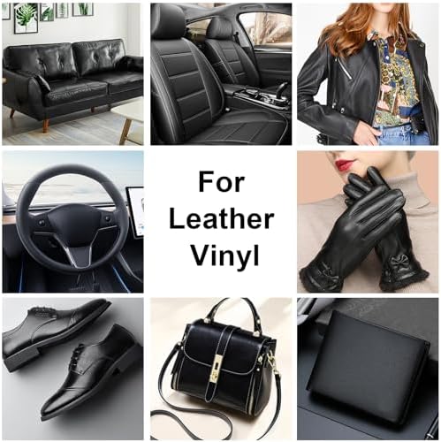 Black Leather Recoloring Balm, Leather Repair Kit - Image 4