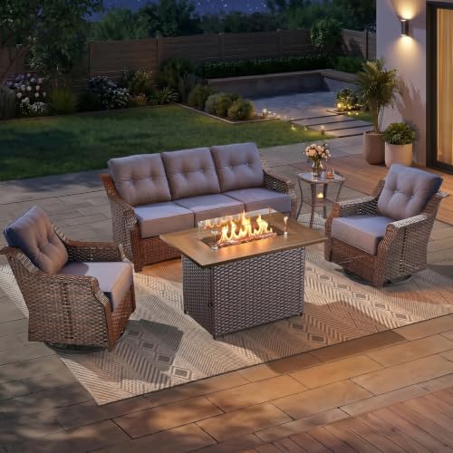 Luxury 5 Piece Patio Furniture Set by JelwalyPatioFurnitureSet
