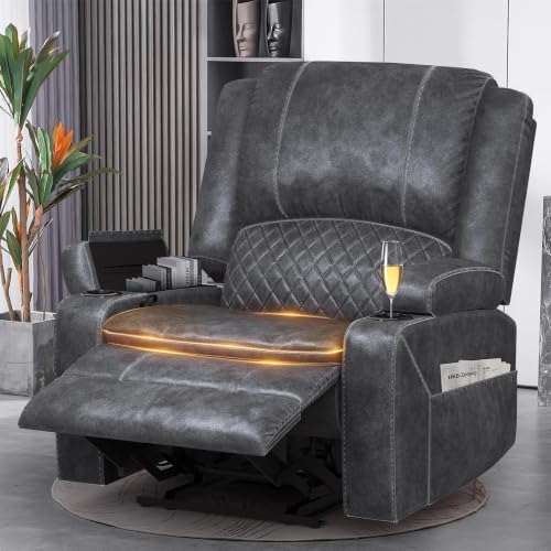 Manual Reclining Chairs, RV Single Sofa, Home Theater Seating by SavortheHappyMoments