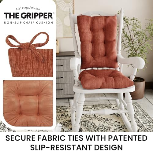 Klear Vu The Gripper Non-Slip Rocking Chair Cushion Set - Image 4