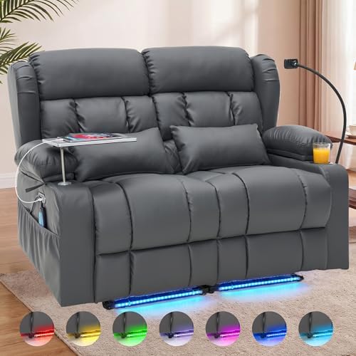 Redlife Power Loveseat Recliner Sofa - Image 3