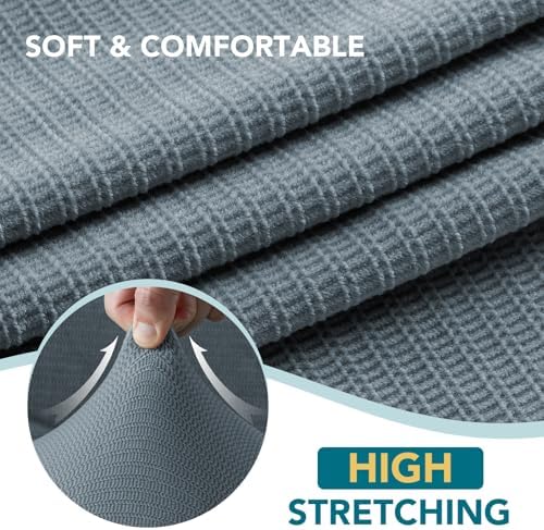 Turquoize T Cushion Sofa Slipcover 4 Piece Sofa Covers - Image 4