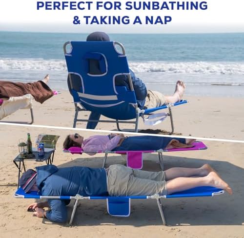 Romswi 2PK Folding Tanning Beach Chair - Image 4