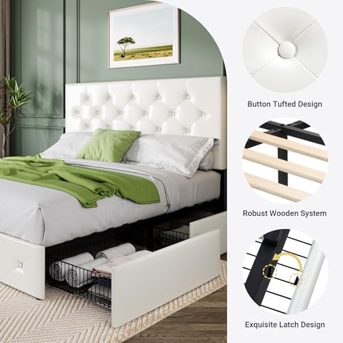 Allewie Queen Size Storage Bed Frame - Image 6