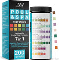 JNW Direct Pool Test Strips for Pools and Spas - 7 in 1 Water Test 200 Pack by JNWDirect