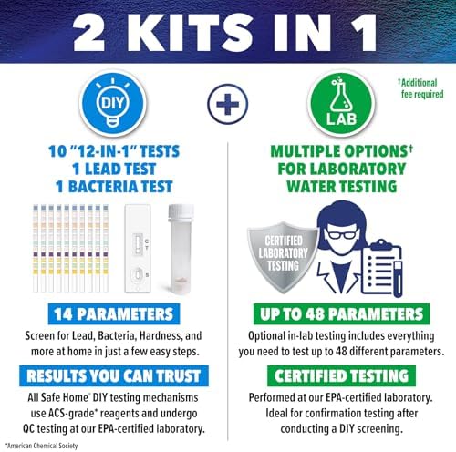 Safe Home® Complete Drinking Water Test Kit – DIY Screening - Image 2