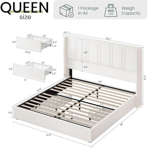 LARMACE Queen Size Bed Frame - Image 2