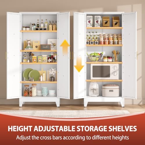 PAOFIN 71" H Kitchen Storage Cabinet - Image 4