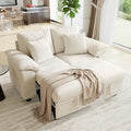 WorthFurni 61” Pull Out Couch, 2 in 1 Sleeper Sofa Bed by WorthFurni