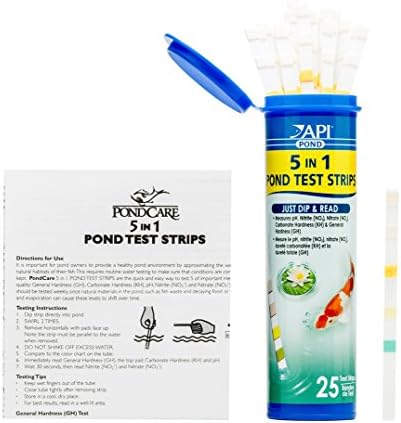 API POND 5 IN 1 POND TEST STRIPS Pond Water Test Strips 25-Count - Image 2
