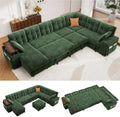 Vipbear 130" Modular Sectional Sleeper Sofa by VipbearLiving