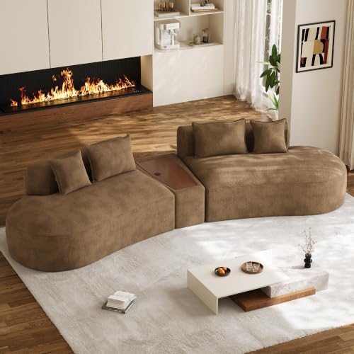 154" Oversized Sectional Sofa for Living Room, Modern Luxury Plush Chenille by DAMAIFROMFURNITURE