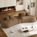 154" Oversized Sectional Sofa for Living Room, Modern Luxury Plush Chenille by DAMAIFROMFURNITURE